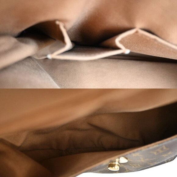 LOUIS VUITTON Tolum GM Shoulder Bag Monogram Leather Brown France M40075 99KA905 - Picture 5 of 15